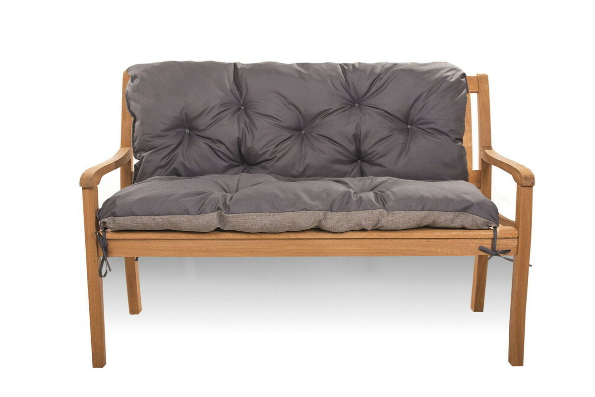 Poduszka na ławkę ogrodową 120 x 50 x 50 cm, / Setagrden / Poduszka na huśtawkę, Poduszka na sofę, Antracyt