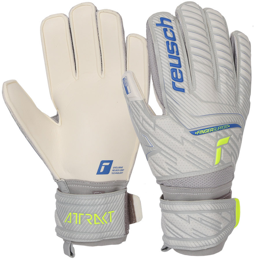 Reusch Attrakt, rękawice Grip Evolution Finger Support 52 70 810 6016, r. 10