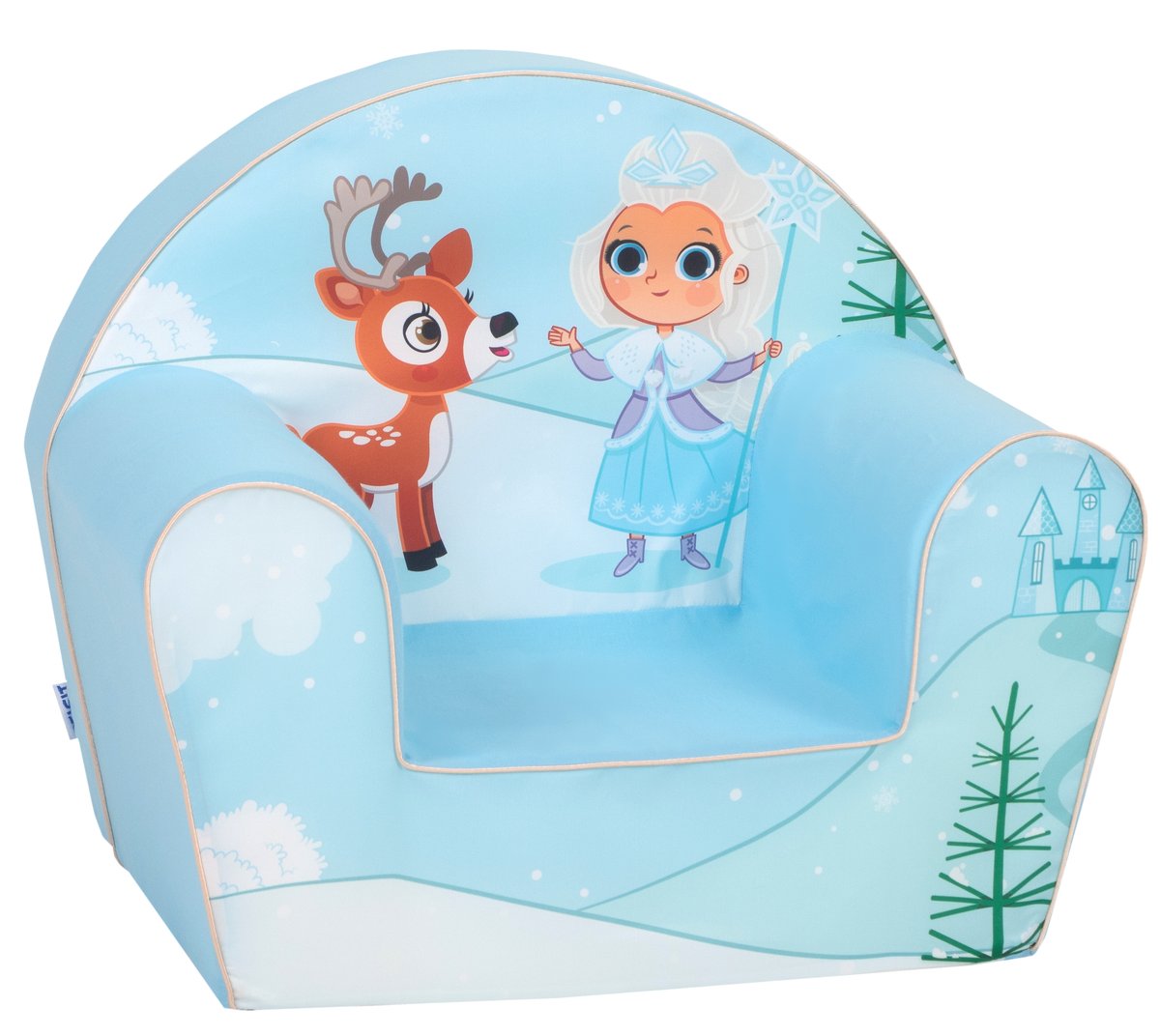 Delsit, Fotelik z pianki dla dziecka, Frozen Princess, DT8-22103