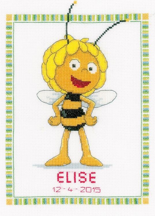 Haft krzyżykowy, Zestaw do haftu, Metryczka - Maja jest super