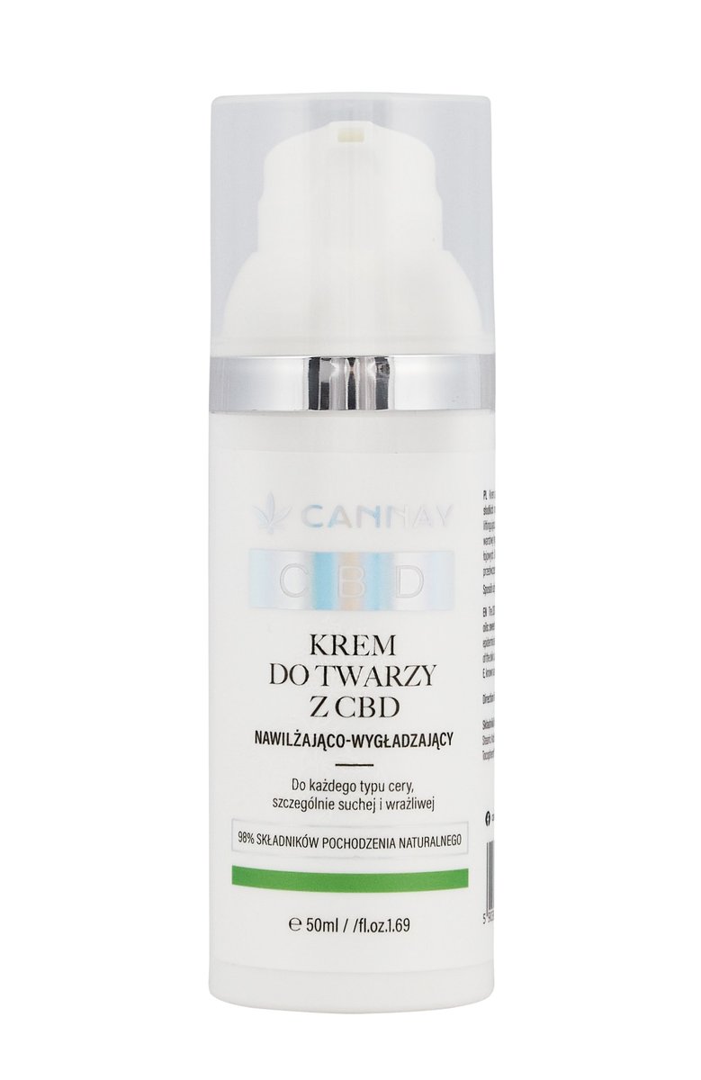 Cannay Konopny Krem do Twarzy z CBD 50ml