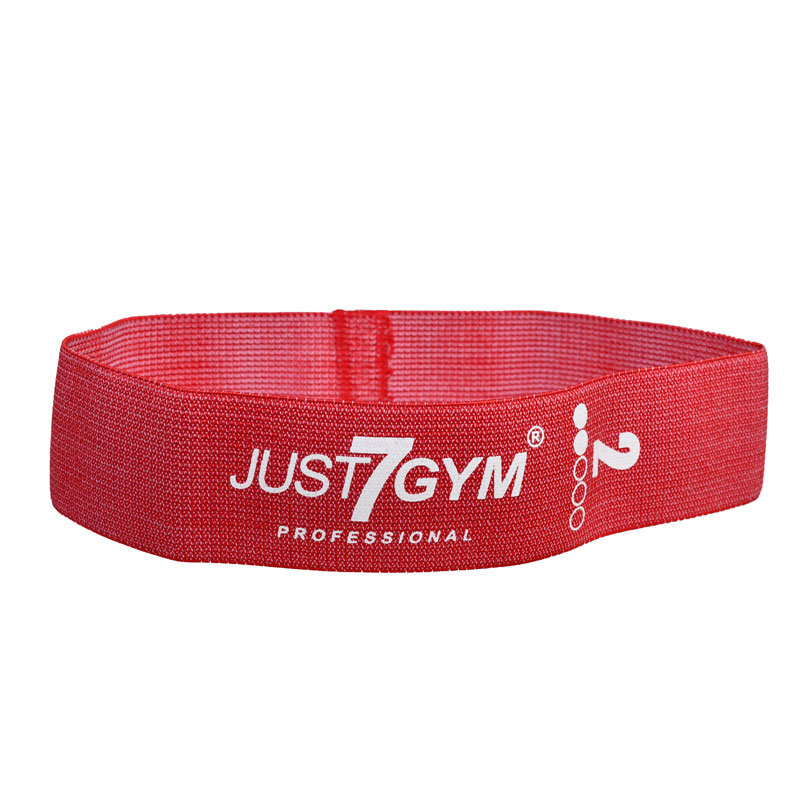 Just7Gym, guma materiałowa, Mini Band 5.0, czerwona