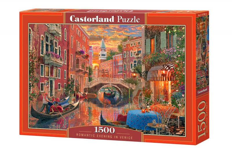 Castorland Puzzle 1500 Romantyczny wieczór w Wenecji CASTOR -
