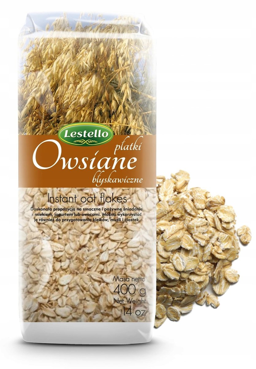 Lestello 400g Płatki owsiane błyskawiczne