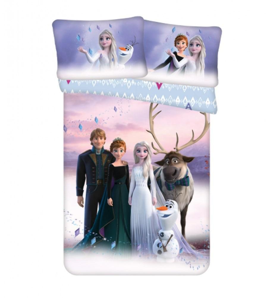 Bawełniana pościel dziecięca do łóżeczka Frozen 2 Elements baby, 100 x 135 cm, 40 x 60 cm