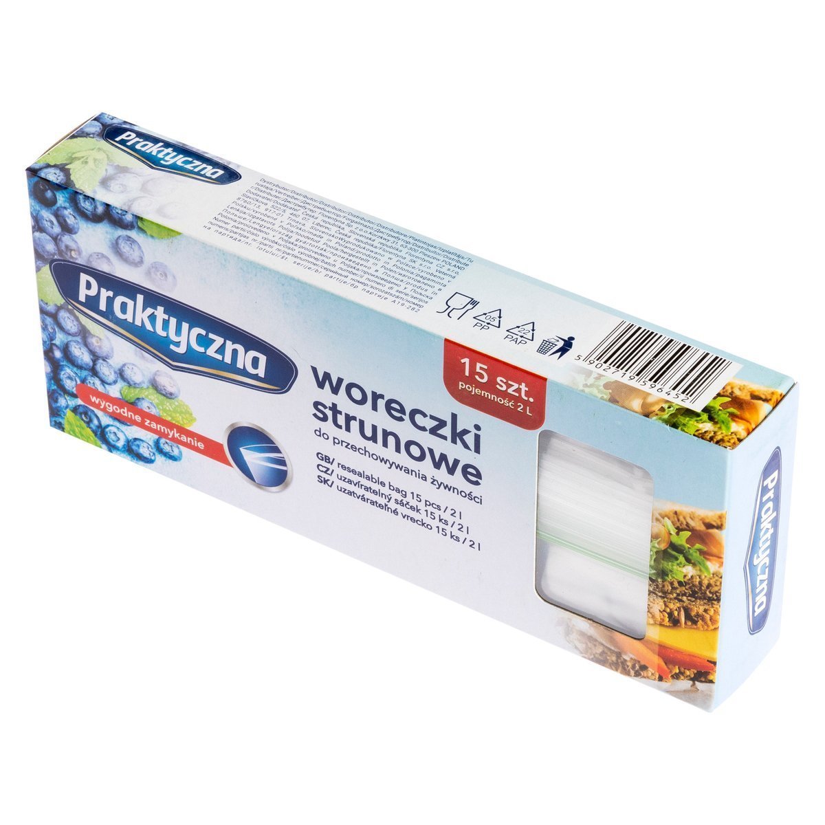 Woreczki strunowe Praktyczna 2 l 15 szt.