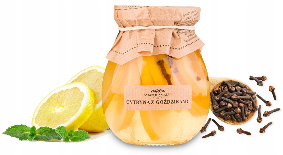 Symbol Smaku Cytryny w Syropie z Goździkami 260g