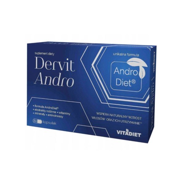 VITADIET SP. Z O.O. VitaDiet Dervit Andro 60 kapsułek 3719261