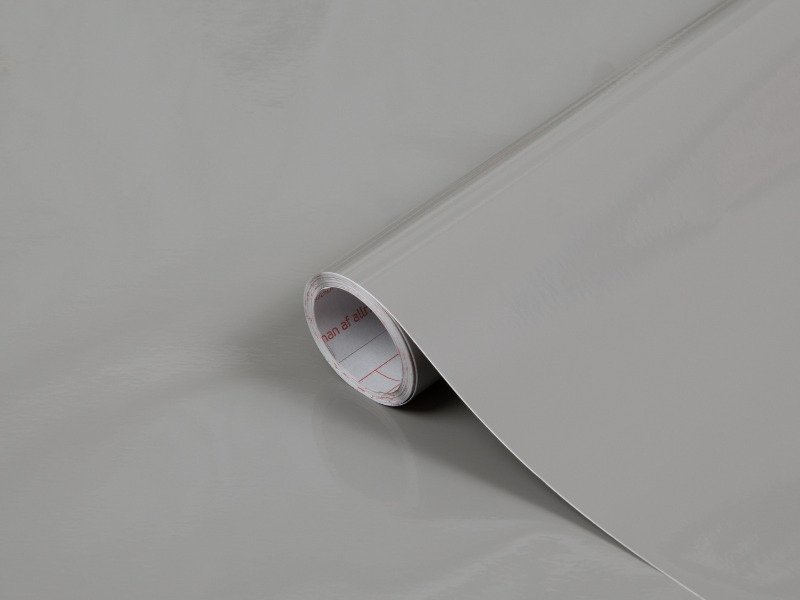 Okleina meblowa Szara Połysk 67,5 x 200 cm