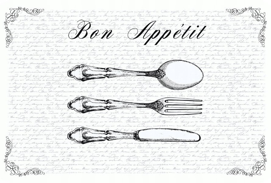 Podkładka na stół Rio BON APPETIT 44 x 29 cm