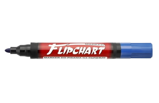 Marker Flipchart końcówka okrągła niebieski