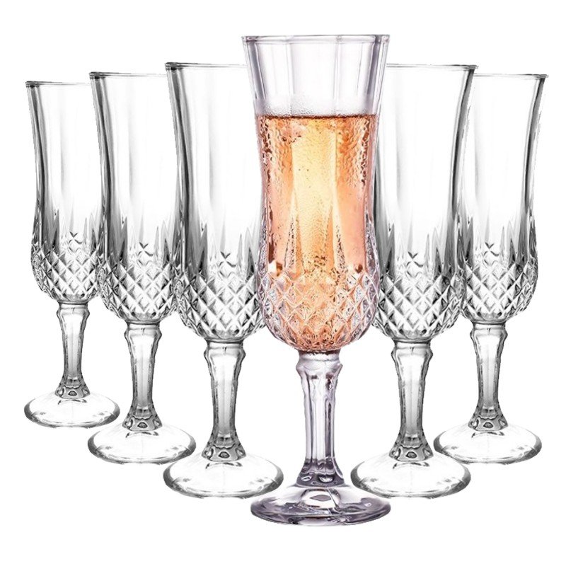 Kieliszki do szampana/alkoholu, Zestaw 6SZT 155 ML SZK27ZESTAW6