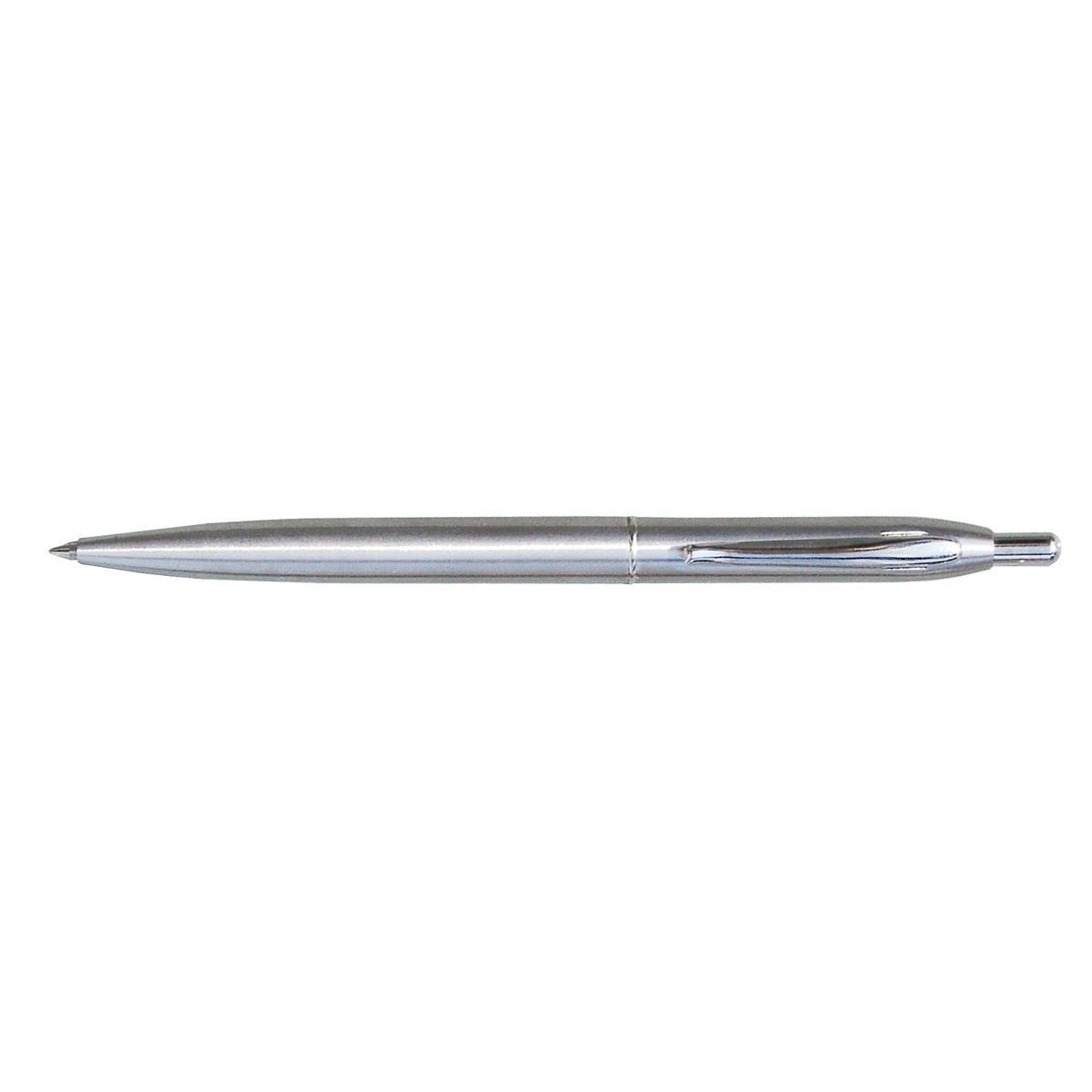 Hasta Długopis automatyczny metalowy srebrny