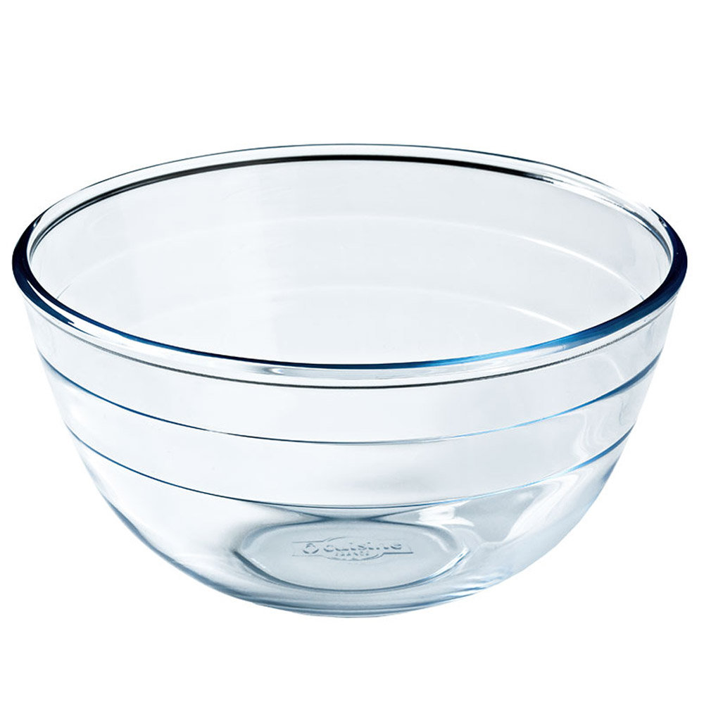 International Cookware arcuisine krzemiany borosilikonowego Glass mixing Bowl (9.5-inch 101 uncji) by  4936226