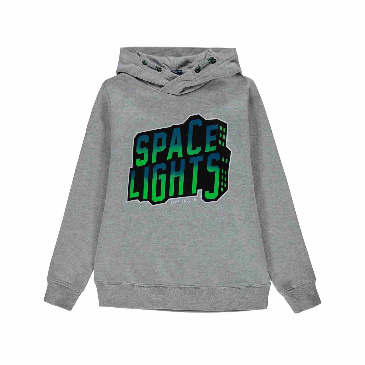 Tom Tailor, Chłopięca bluza z kapturem, szary, rozmiar 176