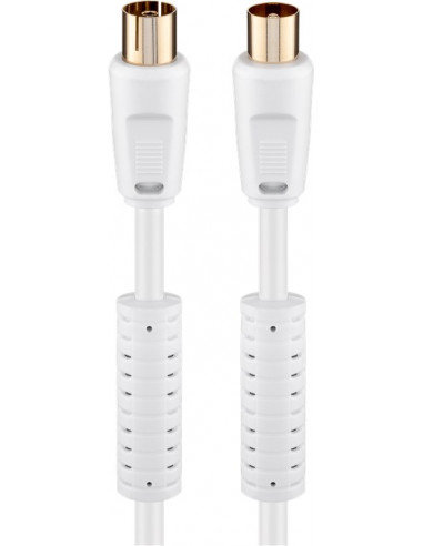 Wentronic BKM 350 G wtyczka kabel przedłużający (pozłacane styki) 3,5 m 67278-GB