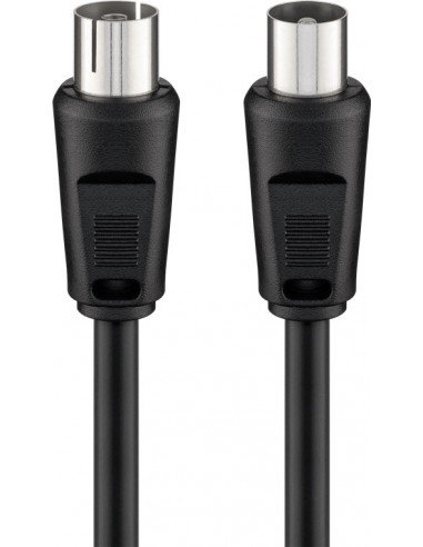 Goobay Wentronic kabla współosiowego wtyczka kabla koncentrycznego BNC/  BNC/B 2 fachschirm 10.0 m czarna 11564-GB