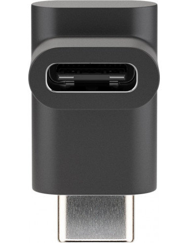 Goobay 55556 przejściówka USB C Czarny, Adapter