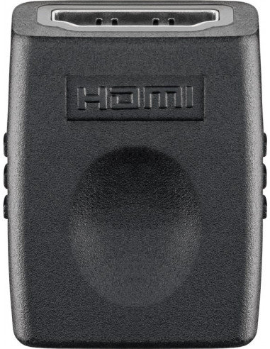 Goobay Wentronic HDMI/HDMI Adapter (19 pinów, gniazdo HDMI na gniazdo HDMI) 68688-GB