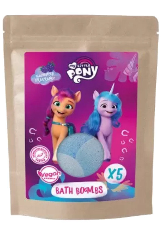 Фото - Інша косметика Hasbro My Little Pony - Musujące kule do kąpieli 5 x 50g 