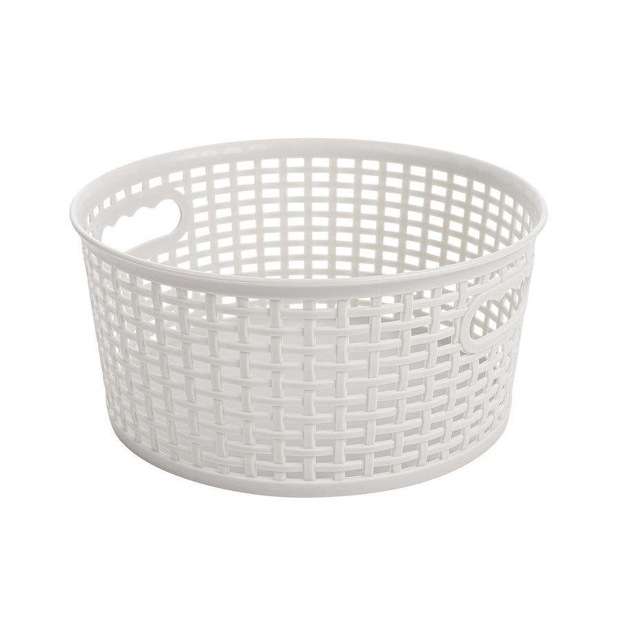 Fl1 KOSZYK RATTAN CLASSIC 4,5L OKRĄGŁY CAPRI BEŻOWY 40G-KOS-G660/4