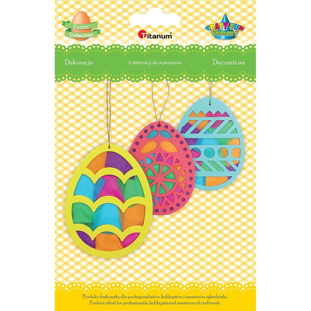 Titanum Zestaw wielkanocny z pianki do złożenia PISANKI 396205