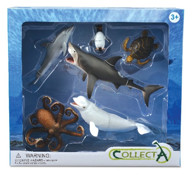 Collecta Zestaw 6 figurek zwierząt morskich