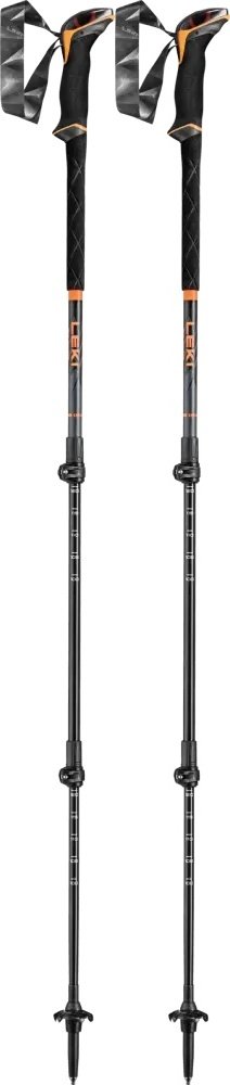 Leki Sherpa Lite Mountaineering Poles, czarny 100-135cm 2022 Kijki 65221351