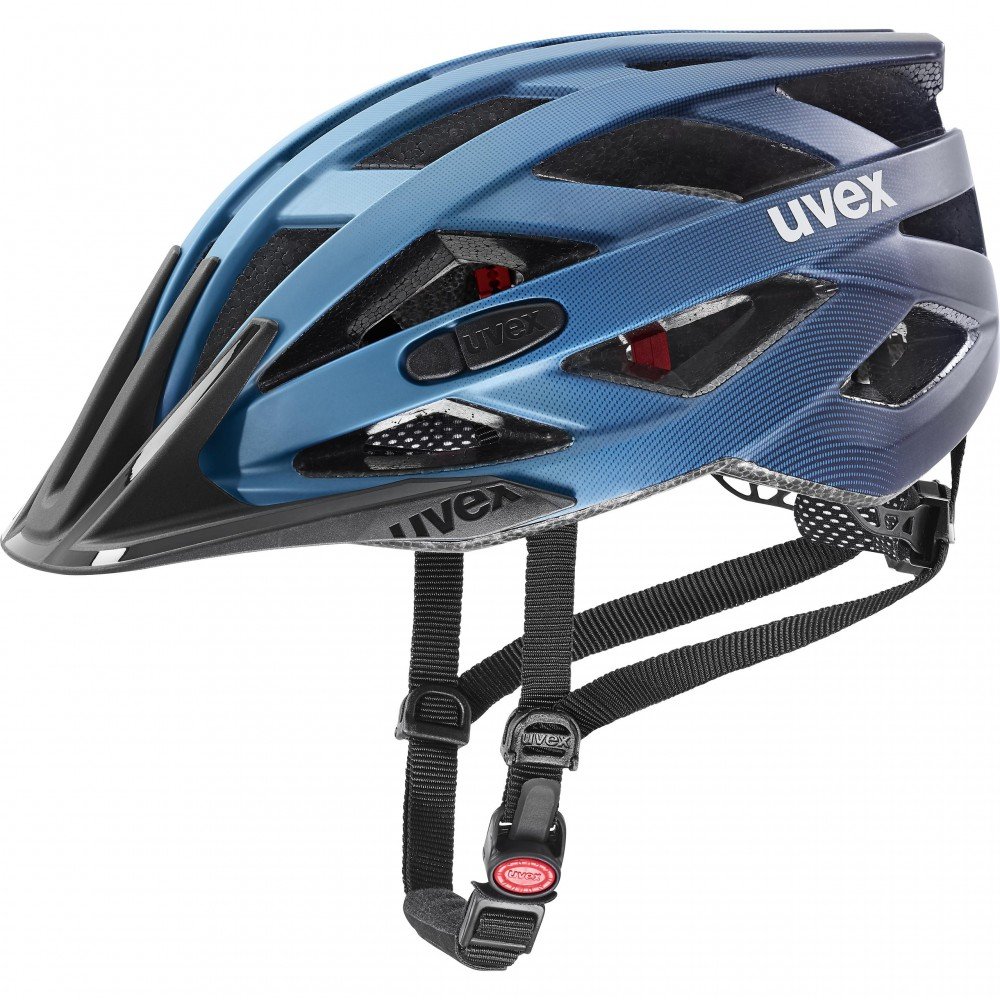 UVEX I-VO CC Kask rowerowy, niebieski 56-60cm 2022 Kaski miejskie i trekkingowe S4104233317