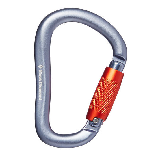 Karabinek Black Diamond Rocklock Twistlock - gray