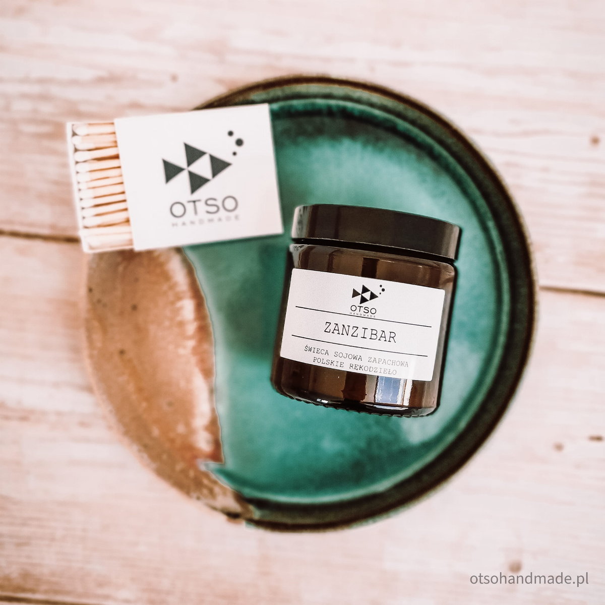 Świeca sojowa ZANZIBAR  - świeca sojowa zapachowa OTSO -  120 ml