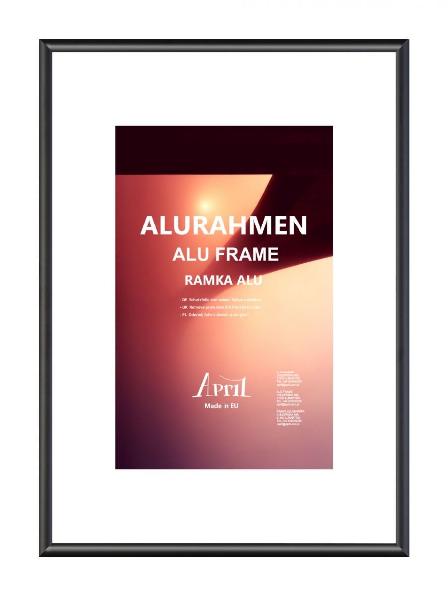 Ramka ALU 30x40 czarna (RA20)