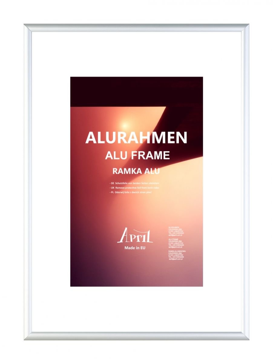 Ramka ALU 30x40 srebrna (RA20)