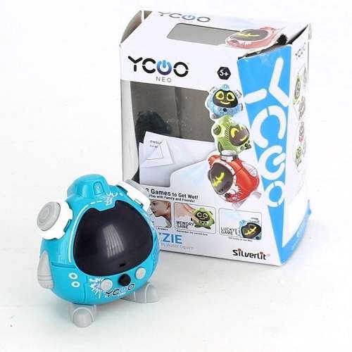 YCOO Robot interaktywny figurka Quizzie gra blue