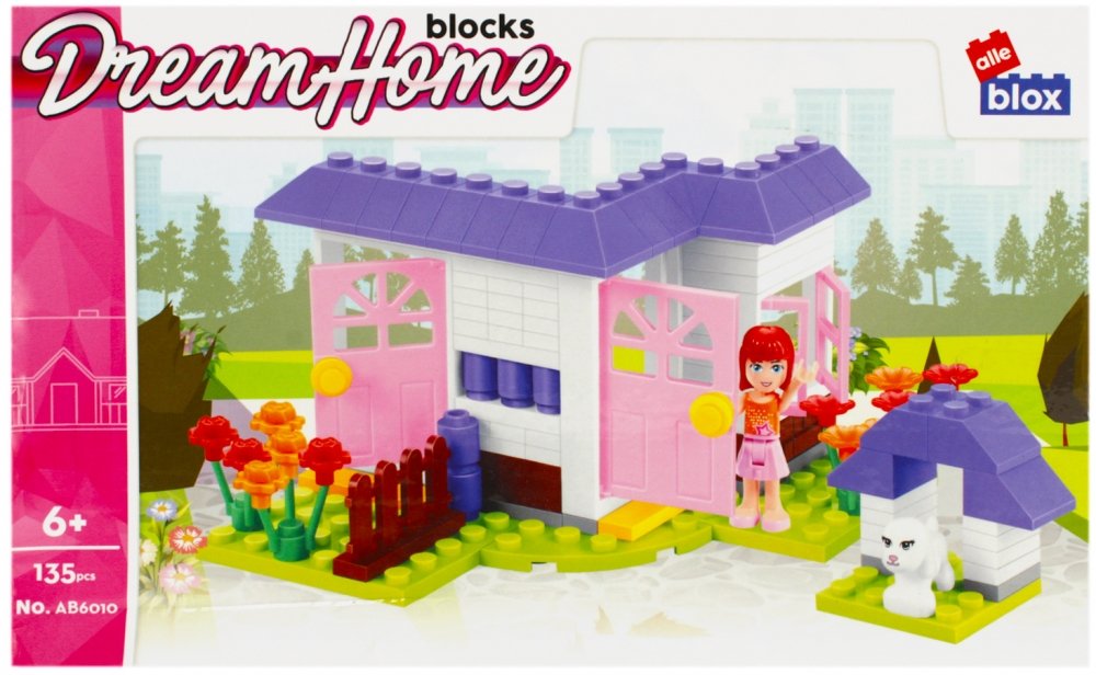 AlleBlox, Klocki konstrukcyjne domek 135el