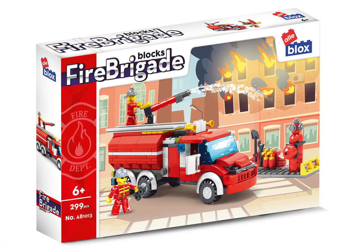 AlleBlox, Klocki konstrukcyjne Straż 299EL 40X27X6 18/36