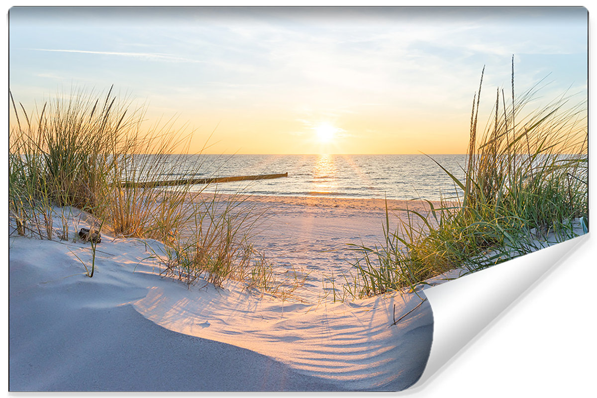 Fototapeta Ścienna PLAŻA Morze Pejzaż 3D 180cm x 120cm