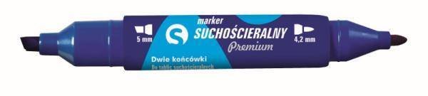 TETIS Marker suchościeralny dwustronny niebieski KM504-N2 Premium