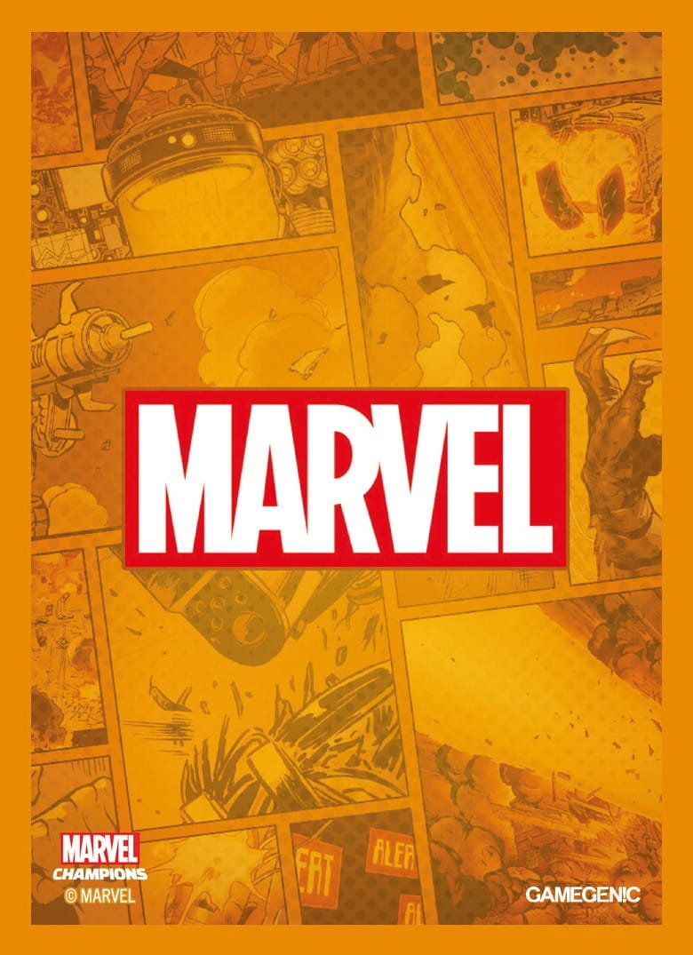 Gamegenic MARVEL Art Sleeves 66 mm x 91 mm Orange 50+1 szt 2000408