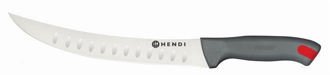 Hendi Nóż do trybowania i filetowania mięsa zakrzywiony ze szlifem kulowym 210 mm HACCP Gastro 840405