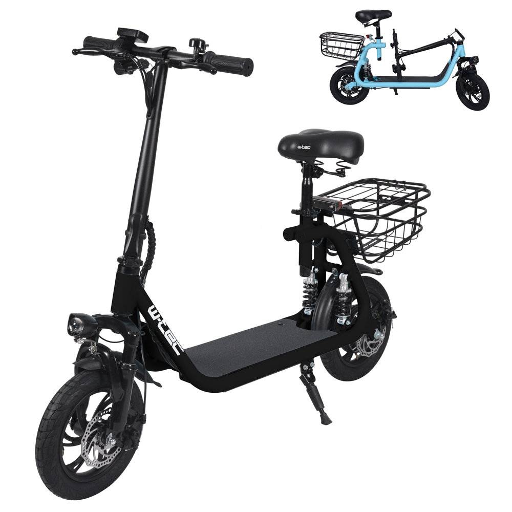 W-TEC Hulajnoga elektryczna z siodełkiem W-TEC Billar II 500W 12