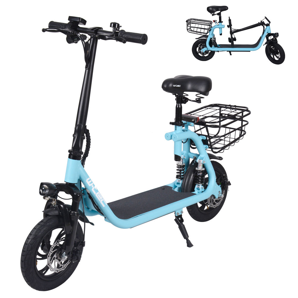 W-TEC Hulajnoga elektryczna z siodełkiem W-TEC Billar II 500W 12