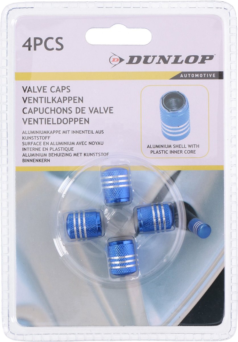 Dunlop Nakrętki na wentyle SV/AV x4 E-05818