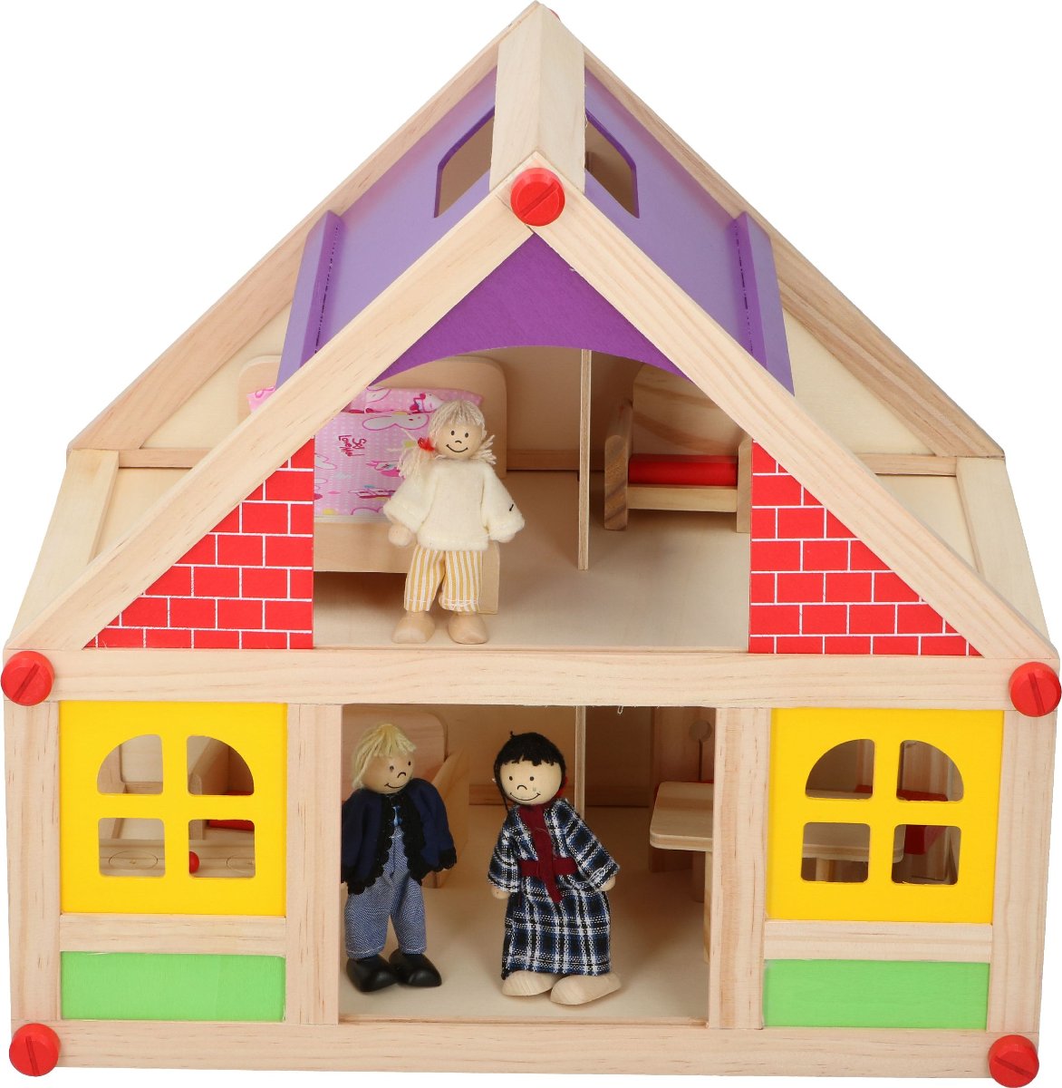 Marionette Domek dla lalek dla dzieci drewniany E-16874