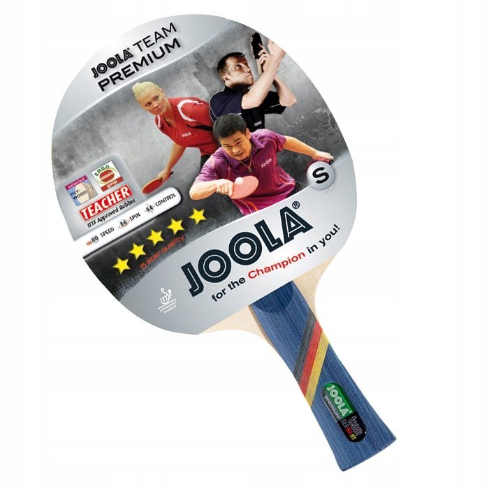 Joola Team Premium rakietka do tenisa stołowego, wielokolorowy 52002