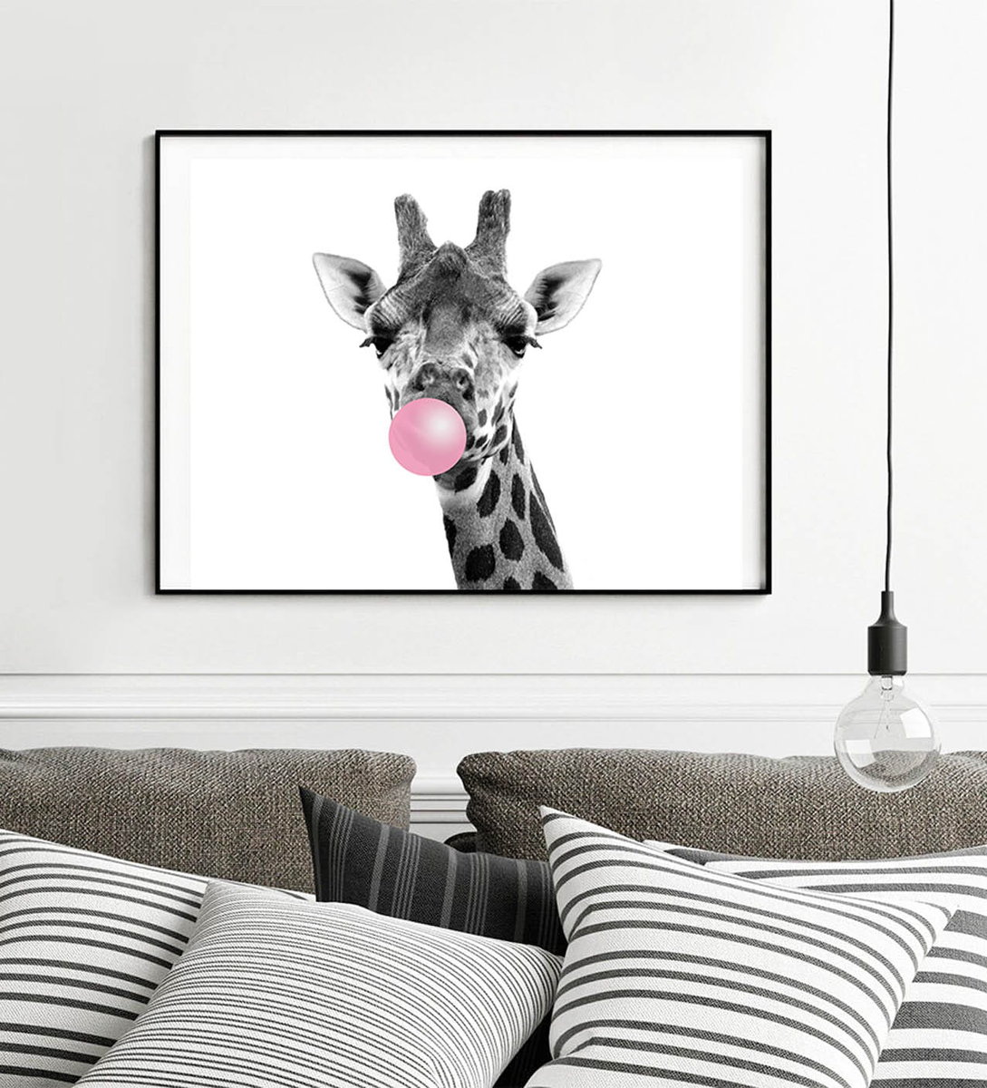 Fox Art Studio, Plakat poziomy, Żyrafa, wymiary 21x29,7 cm