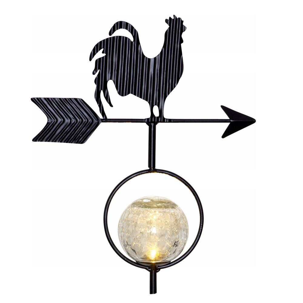 Lampa solarna LED Windy, pokazuje kierunek wiatru
