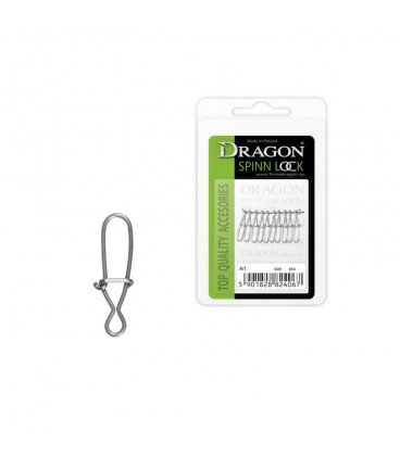 Dragon Spinn Lock Nr.2/0 /50kg Agrafka 5szt