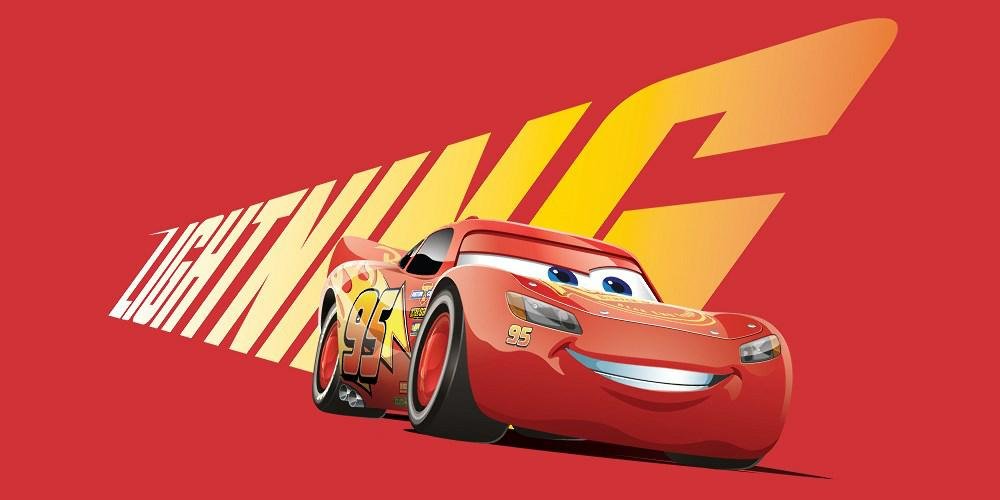 Ręcznik plażowy 70x140 Cars Auta 0064 Zygzak McQueen czerwony bawełniany