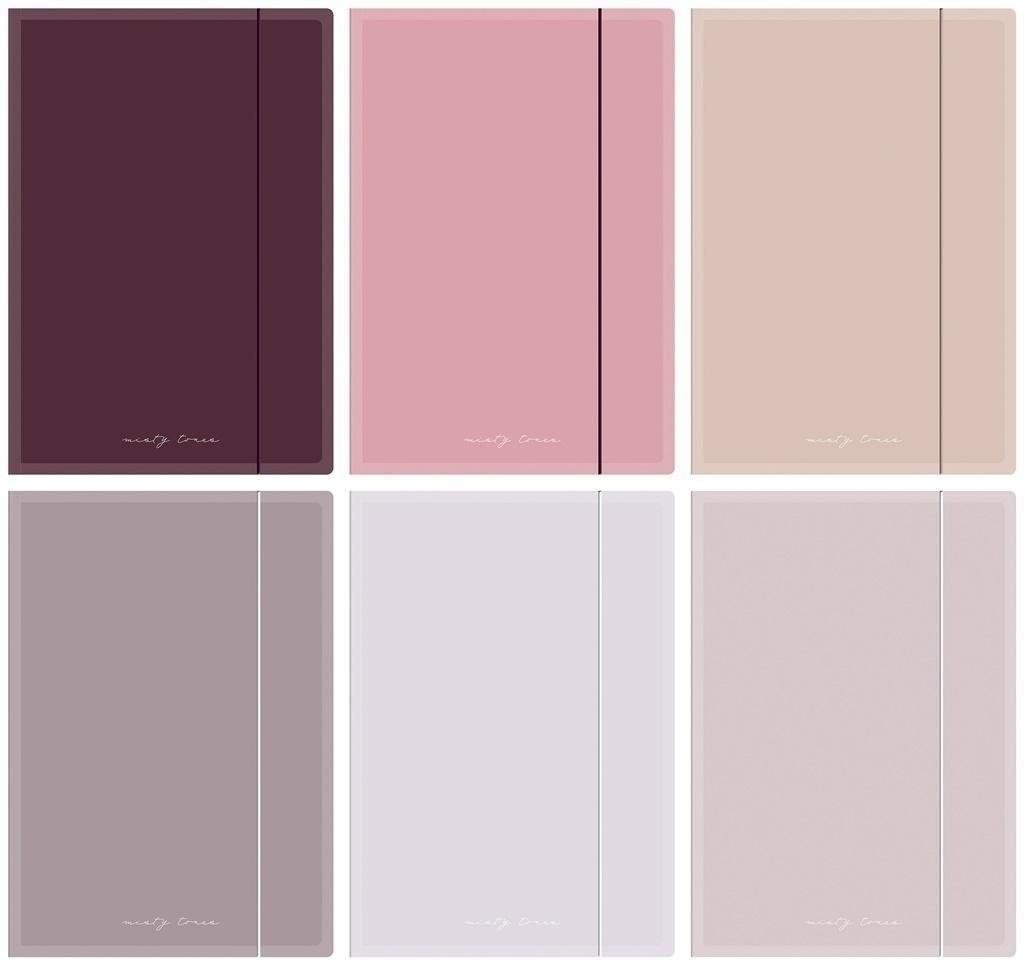 Interdruk Teczka z gumką A4+ nude (10szt) -